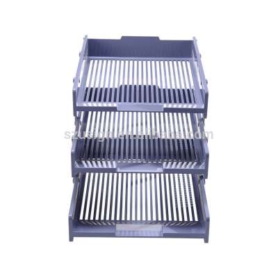 US-6033 ABS pulling style 3 tier document tray