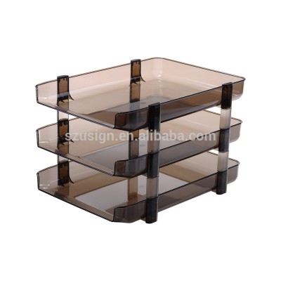 US-4033 Office Plastic Folding Desk Tray File Document Tray